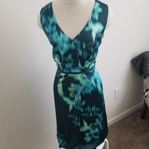 Tahari Leilana silk cocktail dress